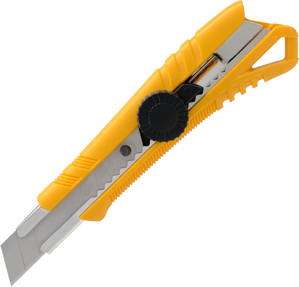 Nóż segmentowy 18mm KDS Japan L-35YE Twist Lock + 1 ostrze