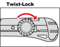 Nóż segmentowy 18mm KDS Japan L-35YE Twist Lock + 1 ostrze