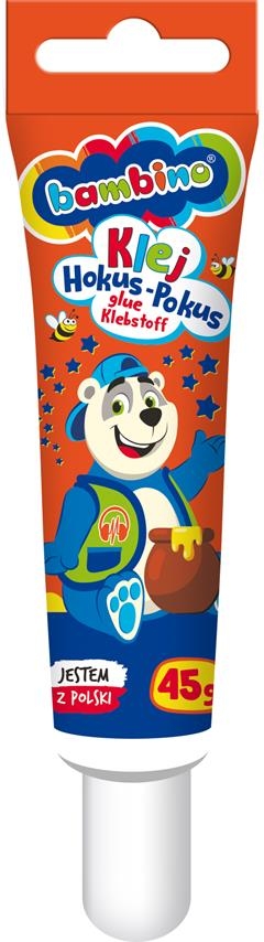 Klej Hokus Pokus Bambino W Tubie 45g Niebrudzący
