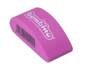 Gumka Do Ścierania Bambino Kolorowa Miękka