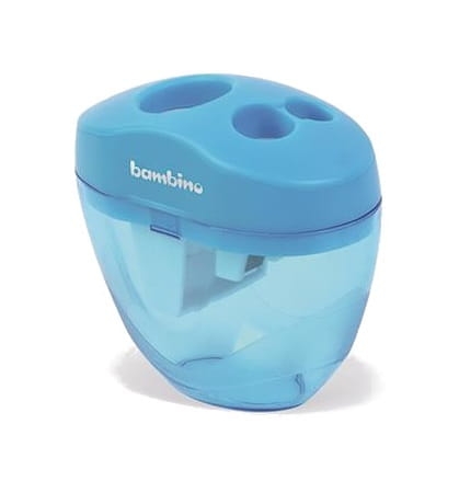 Temperówka Potrójna Bambino Z Pojemnikiem Kolorowa