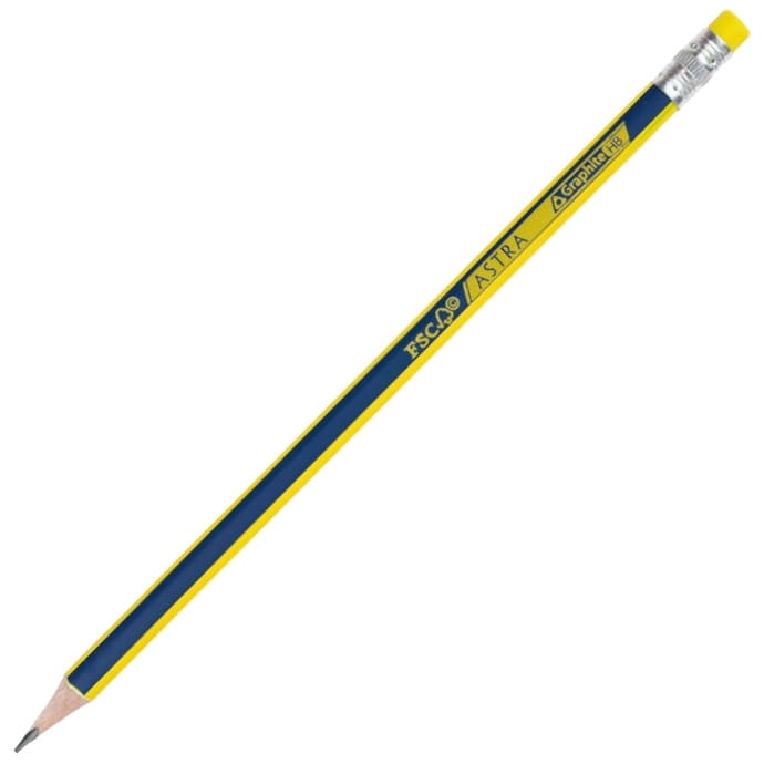 Ołówek Grafitowy z Gumką Drum Astra 206120008