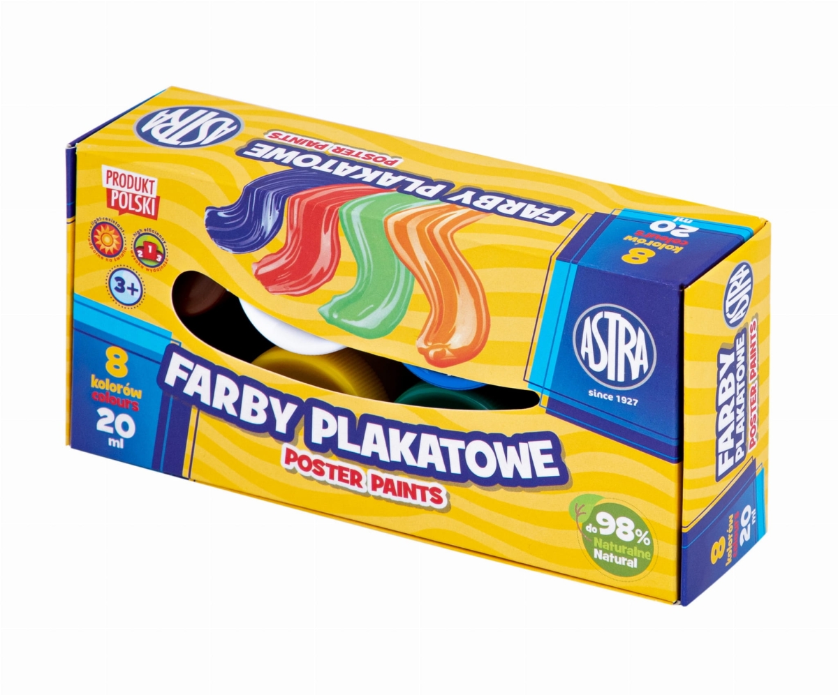 Farby Plakatowe Astra 8 kol 301123041
