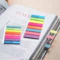 Zakładki indeks. 8 kol.neon x 25 szt. + linijka Stickn 21345