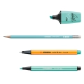 Zestaw Cienkopis STABILO point 88 mini/Flamaster STABILO Pen 68 Mini/zakreślacz BOSS Mini Pastellove 2.0/ołówek Swano Pastel - etui 35 szt 77/5-9-5