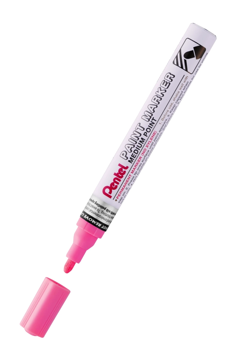 Marker Olejowy Pentel Aluminiowa Obudowa MMP10-P Okrągły Różowy