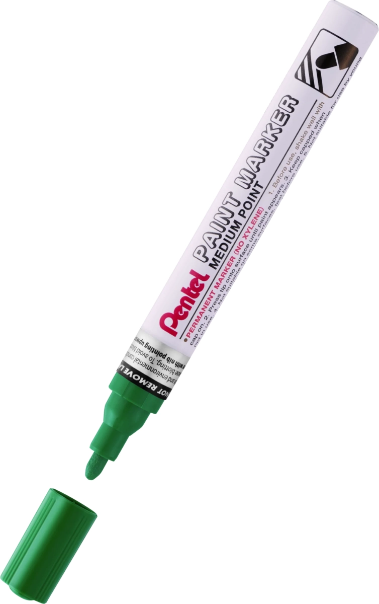 Marker Olejowy Pentel Aluminiowa Obudowa MMP10-D Okrągły Zielony