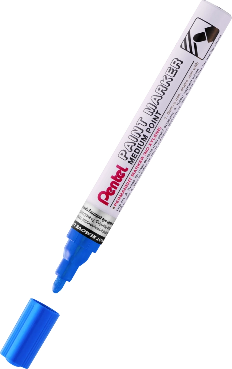Marker Olejowy Pentel Aluminiowa Obudowa MMP10-C Okrągły Niebieski