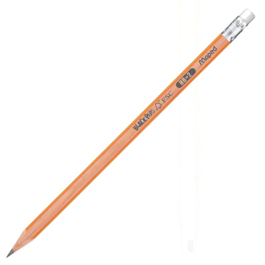 Ołówek Maped HB Z Gumką Blackpeps 851721
