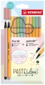 Zestaw Flamastrów Pen 68 i Cienkopisów Pastellove etui kartonowe 12 szt 6888/12-7-7