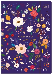 Teczka z gumką A4+ HS Garden Interdruk