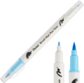 Pisak Brush Pentel Dwustronny Jasny Błękit SESW30C-T136