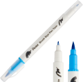 Pisak Brush Pentel Dwustronny Błękitny SESW30C-T110