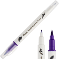 Pisak Brush Pentel Dwustronny Fioletowy SESW30C-T108