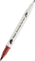 Pisak Brush Pentel Dwustronny Brązowy SESW30C-T106