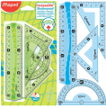 Zestaw Flex mini linijki elastyczne z gumowymi elementami blister Maped 244069