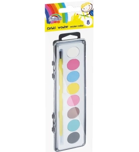 Farby wodne Fiorello 8 kolorów
