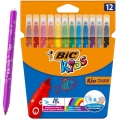 Flamastry Bic Kids Couleur  12 Zmywalne 9202937