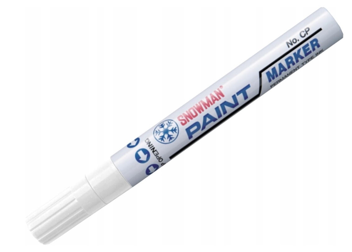 Marker Olejowy Snowman WP-12 Biały 1,5-3mm