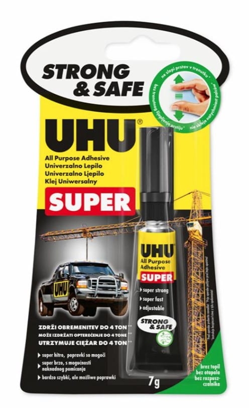 Klej Strong & Safe Blister UHU 7g 46960UHU