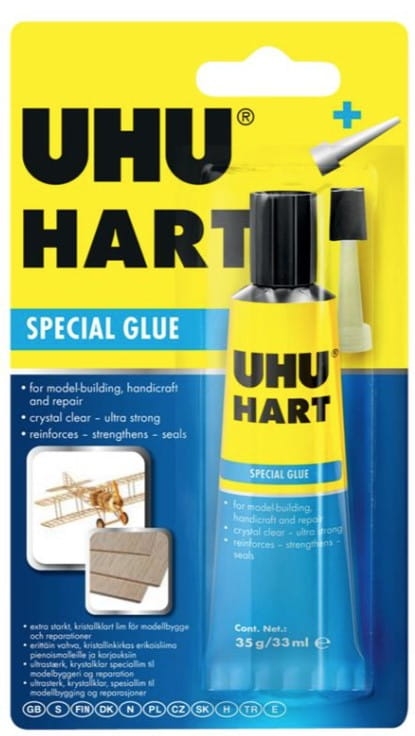 Klej Specjalistyczny Modelarski Do Małych Części Hart Blister UHU 35g 38340UHU