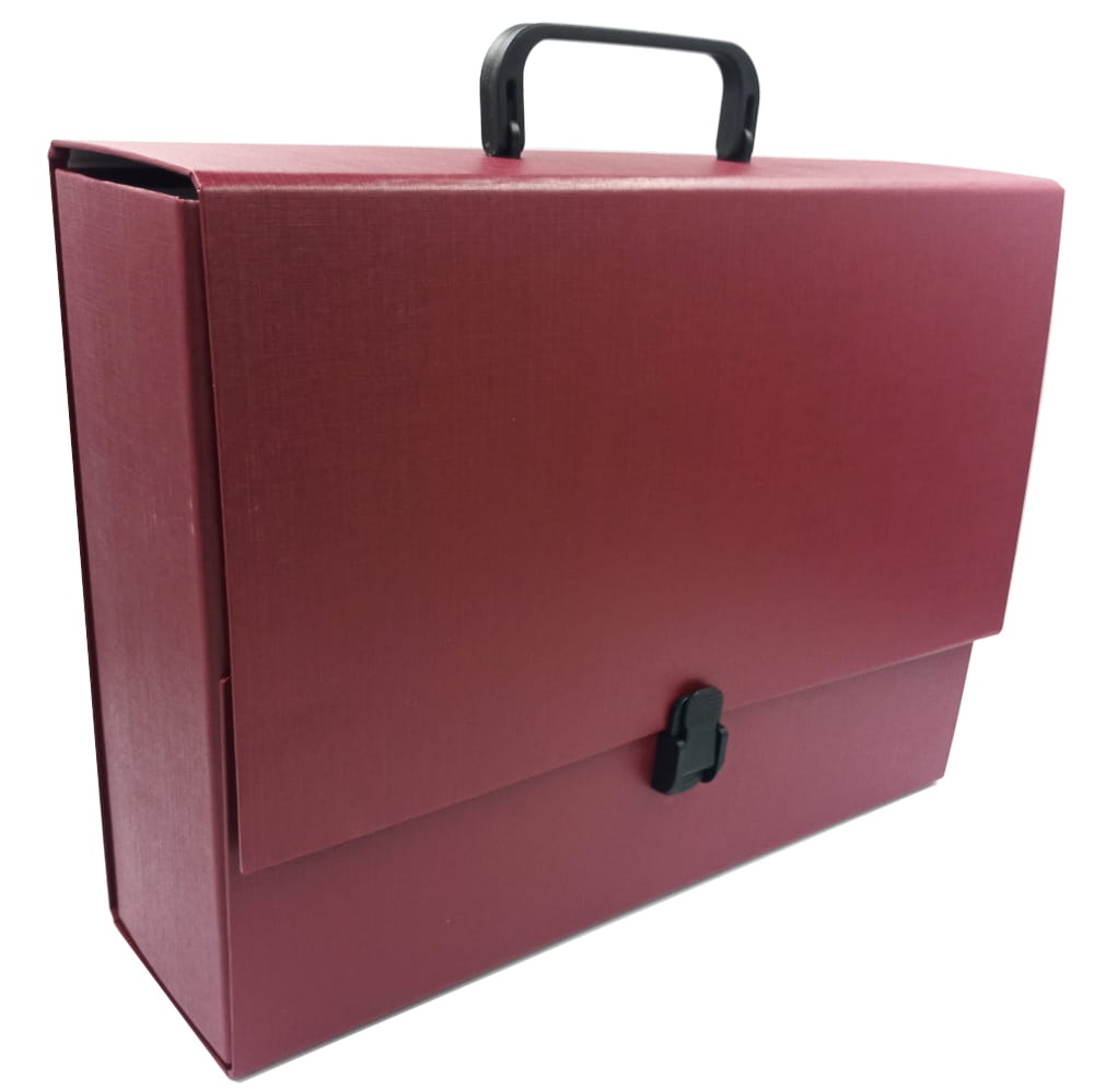 Teczka Z Rączką Maxi 2  A4/100 Delfin Bordowa