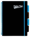 Kołonotatnik Pukka Project Book PP Neon Black B5 Kratka Niebieski 3086S-PPN