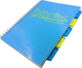 Kołonotatnik Pukka Project Book Neon DOTS A4 Kratka Niebieski 8471-NEO