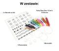 Farby witrażowe AMOS GD10P10 IJ BIŻUTERIA- 10,5ml x 10 kolorów + akcesoria 170-2102