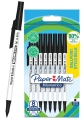 Długopis Paper-Mate Kilometrico Czarny 8szt 2187678