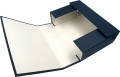 Teczka Skrzydłowa A4 Z Gumką Granatowy 90mm/278470/ Delfin