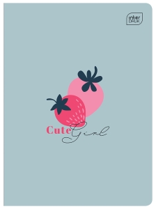 Zeszyt A5/ 16 LINIA KOLOROWA UV  Trends Girls