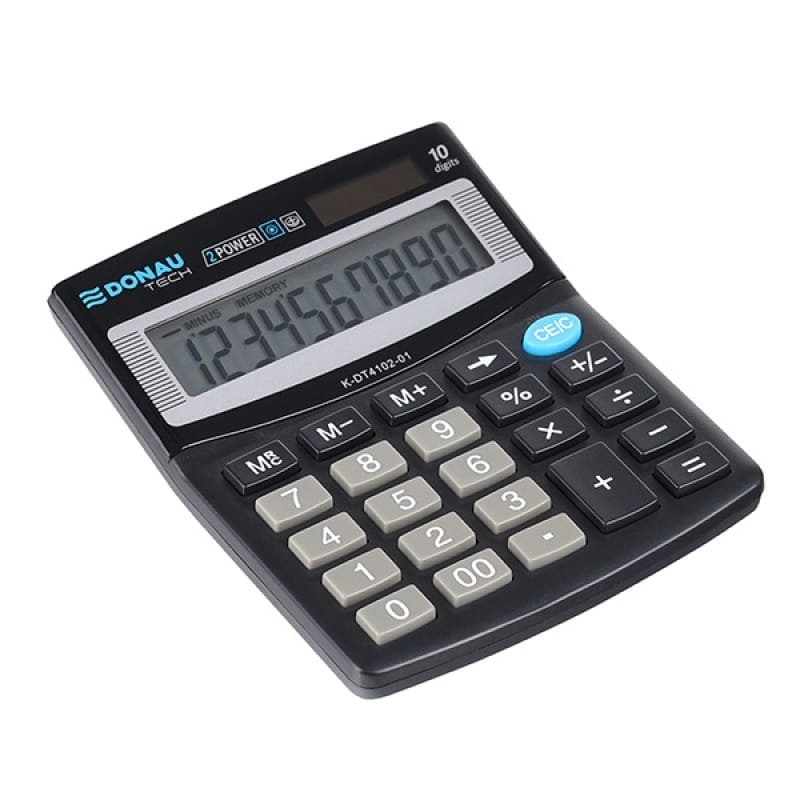 Kalkulator Donau Tech 10 Cyfr K-DT4102-01 Czarny