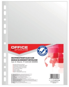 Koszulka Krystaliczna Office A4/100 55 mic Transparentne 21142515-90