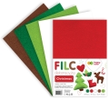 Filc Dekoracyjny 20x30cm, 1,5mm /5ark/ Christmas Happy Color HA 7120 2030-XMAS