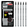 Zestaw Stabilo Creative Tips Cienkopisy+Flamastry 10el Szary+Czarny
