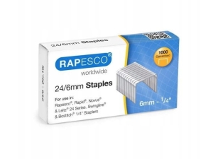 Zszywki Rapesco 24/6 x1000 Sztuk S24607Z3