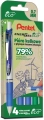 Pióro Kulkowe Pentel Energel Eco BL77 Komplet 4 Sztuki 3xNiebieski 1x Zielony BL77E-ST4DCCC