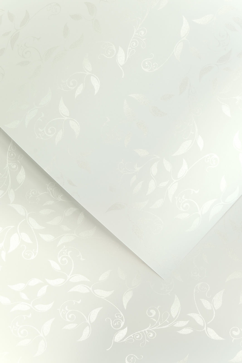 Papier Ozdobny Liana 20 sztuk 230g Biały