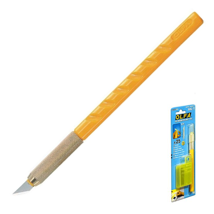Skalpel + 25 Ostrzy AK-1 Olfa