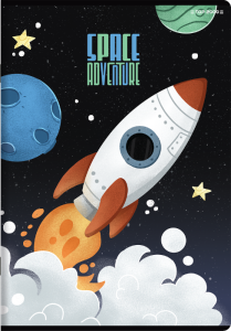 Zeszyt Top 2000 Space Adventure A5/32 Kratka Z Marginesem