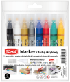 Marker Akrylowy Toma 402 Okrągły Komplet Mix Kolorów 8 sztuk TO-40298