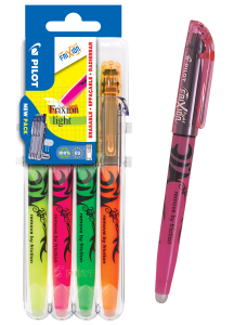 Zestaw Zakreślaczy Wymazywalnych Pilot Frixion 4 Kolory PISW-FL-Y/P/G/O/B4