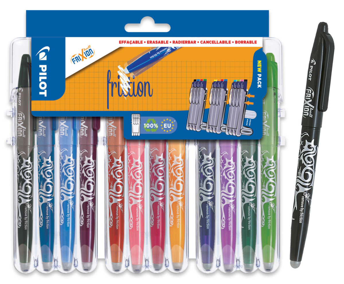 Zestaw Długopisów Wymazywalnych  Pilot Frixion Ball FR07 12 Kolorów PIS12/0551607
