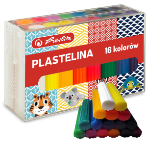 Plastelina Herlitz 16 Kolorów Cute Animals Zwierzaki 9582636