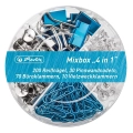 Zestaw Materiałów Biurowych 4w1 Mixbox Frozen Glam Spinacze Pinezki Klipy