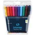 Cienkopis Schneider Topliner 967 0,4mm 10 Sztuk Mix Kolorów Zestaw W Etui