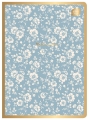 Zeszyt A5 60# Krata Metallic Floral Interdruk