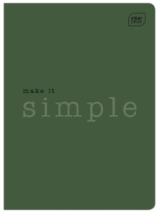 Zeszyt A5/60 Krata Karton Z Tłoczeniem Simple Interdruk