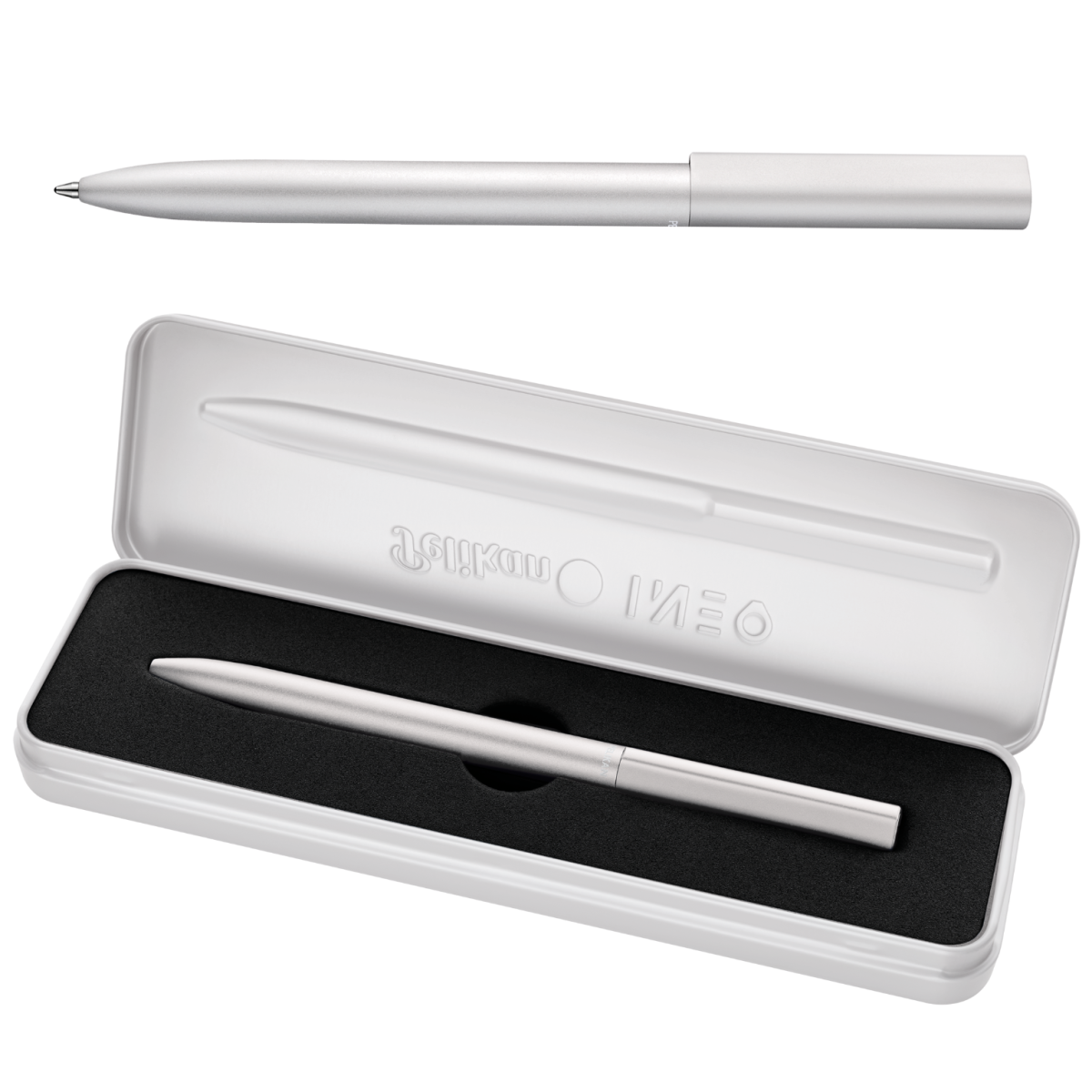 Długopis Pelikan K6 Ineo Clearing Breeze W Etui Prezentowym Srebrny